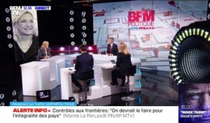 Passeport vaccinal : "Je suis extrêmement contre, tout ce qui atteint la liberté individuelle m'inquiète", Marine Le Pen - 17/01