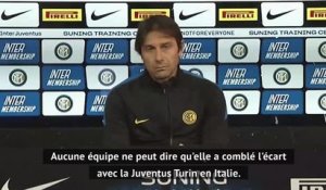 18e j. - Conte : "Aucune équipe n'a comblé l'écart avec la Juventus en Italie"