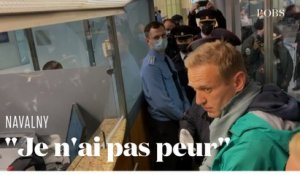 L'arrestation d'Alexeï Navalny dès son arrivée à l'aéroport de Moscou