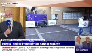 Eric Ciotti: "La France est en retard et, à ce rythme, on sera dans l'incapacité de couvrir la première phase" de vaccination