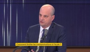 Covid-19 : "Pour l'instant, il n'est pas question de fermer les écoles", réaffirme Jean-Michel Blanquer