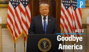 Donald Trump fait ses adieux à l'Amérique