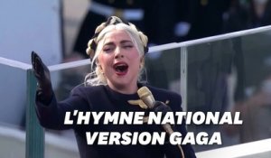 Pour l'investiture de Biden, Lady Gaga chante l'hymne national américain