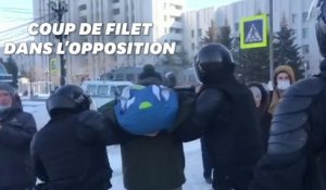 En Russie, les manifestants pro-Navalny arrêtés à tour de bras par la police