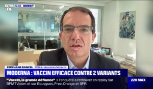 Covid-19: le PDG de Moderna est "très confiant quant à l'efficacité du vaccin à court et moyen terme" contre le variant britannique