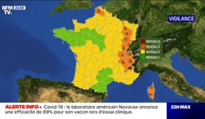 Désormais 13 départements sont placés en vigilance orange par Météo France