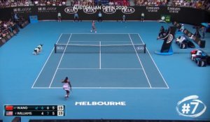 Serena Williams à l'Open d'Australie : le top 10 de ses coups gagnants