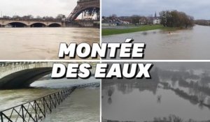 Après la tempête Justine, les images de ces cours d'eau français en crue