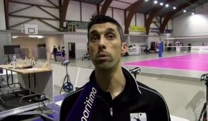 Le coach André Sa avant Istres Provence Volley Le Cannet en Coupe de France