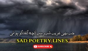 Barish Hoti To Phoolon K Rung Chak Ho Gaye | Sad Poetry Lines | Poetry Junction