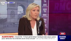 Marine Le Pen (RN):  "Je ne vois pas l'intérêt d'un passeport vaccinal"