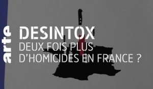 Deux fois plus d’homicides en France ? | 08/02/2021 | Désintox | ARTE