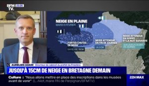 Neige dans le Finistère: "Il n'y aura pas de transports scolaires" ce mardi, selon la préfecture