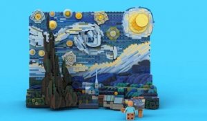 Découvrez « La Nuit étoilée » de Van Gogh en version LEGO