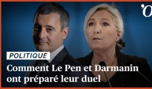 Débat: comment Le Pen et Darmanin ont préparé leur duel