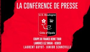 [CDF 8ème tour] Conférence de presse avant match Lambres lez Douai - USBCO