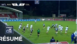 PRO D2 - Résumé Rouen Normandie Rugby-Colomiers Rugby:  19-23  - J19 - Saison 2020/2021