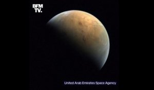 La première image de Mars capturée par la sonde "Espoir" des Émirats arabes unis