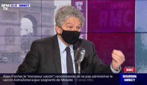 Thierry Breton: "En moins d'un an, on aura cinq vaccins qui fonctionnent" en Europe