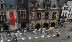 La ville de Binche privée de son carnaval - Drone, Belga