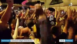 Martinique : malgré l’interdiction, le carnaval célébré