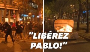 Après l’arrestation de Pablo Hasél, de violentes manifestations éclatent à Barcelone