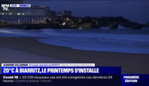 À Biarritz, il fait plus de 17°C à l'aube d'un 18 février