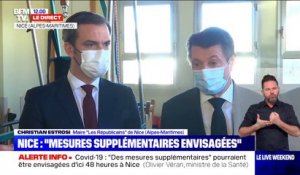 Covid-19: Olivier Véran affirme que "des mesures supplémentaires" pourraient être envisagées à Nice d'ici la fin du week-end