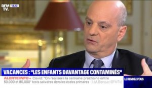 Jean-Michel Blanquer estime qu'une remontée du nombre de cas "est à craindre" après les vacances scolaires