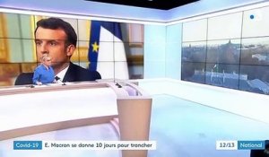Covid-19 : Emmanuel Macron se laisse dix jours pour trancher