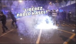 À Barcelone, nouvelle soirée de heurts après l'incarcération du rappeur Pablo Hasél