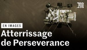 L’atterrissage de Perseverance sur Mars en vidéo