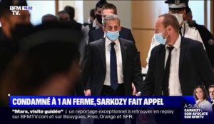 Condamné à trois ans de prison, dont un an ferme, Nicolas Sarkozy fait appel