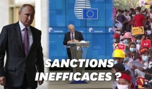 De la Russie à la Birmanie, l'UE multiplie les sanctions internationales... sans grand résultat?