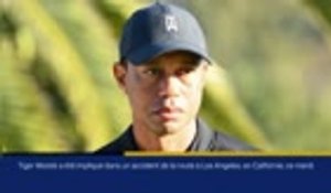 Tiger Woods blessé après un accident de la route