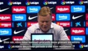 1ère j. (en retard) - Koeman : "Une meilleure seconde période"