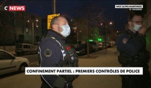 Nice : les premiers contrôles de police du confinement partiel commencent