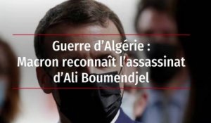 Guerre d’Algérie : Macron reconnaît l’assassinat d’Ali Boumendjel