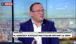 Damien Abad sur la condamnation de Nicolas Sarkozy : «Le sujet ce n’est pas le Parquet national financier (…) Le sujet c’est la question de la présomption d’innocence, de la responsabilité des juges»