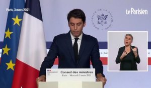 Gabriel Attal prévoit "un retour à des vies plus normales" vers la mi-avril