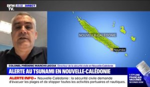 Alerte au tsunami en Nouvelle-Calédonie: "C'est probablement le premier d'une série", selon le directeur de la sécurité civile