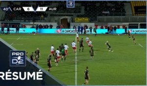 PRO D2 - Résumé US Carcassonne-Stade Aurillacois:  15-14  - J22 - Saison 2020/2021