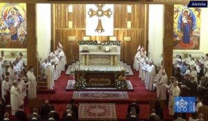 Le pape François célèbre sa première messe en rite chaldéen