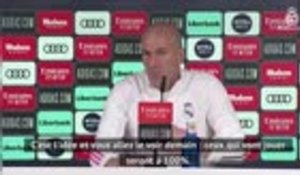 26ème j.  - Zidane : "Aucun risque avec Benzema, un joueur spécial"
