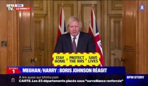 Boris Johnson: "Je n'ai pas l'intention de commenter quoi que ce soit sur ce qu'il se passe dans la famille royale"