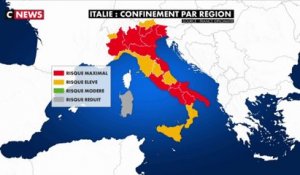 L’Italie se reconfine