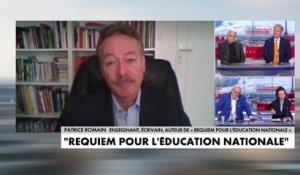 Patrice Romain : «Je ne supporte plus cette omerta. On ne comprend pas l’éducation nationale si on n’a pas intégré le fait que la devise c’est : "pas de vagues"»