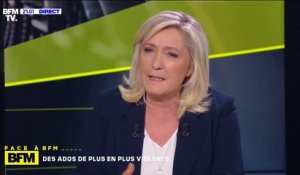 Marine Le Pen: "Les Français sont cernés par l'ultra-violence"