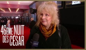 Yolande Moreau sur le tapis rouge des César 2021