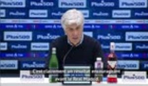 27e j. - Gasperini : "Un résultat encourageant avant le Real"